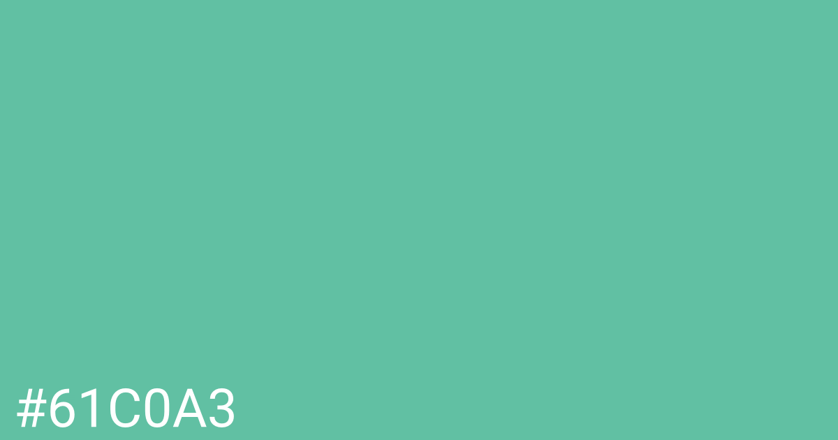 Hex color #61c0a3 graphic