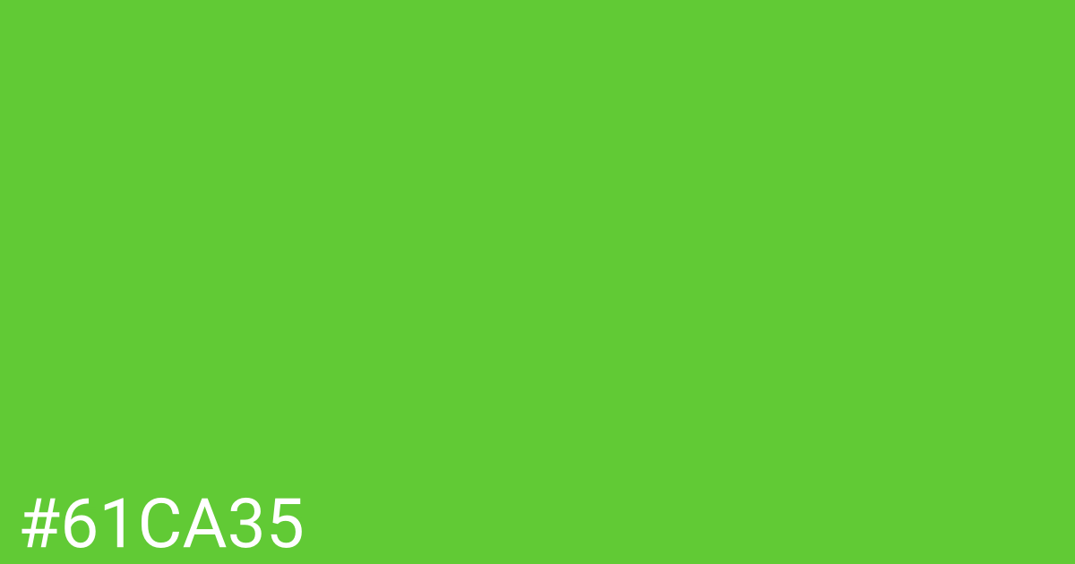 Hex color #61ca35 graphic