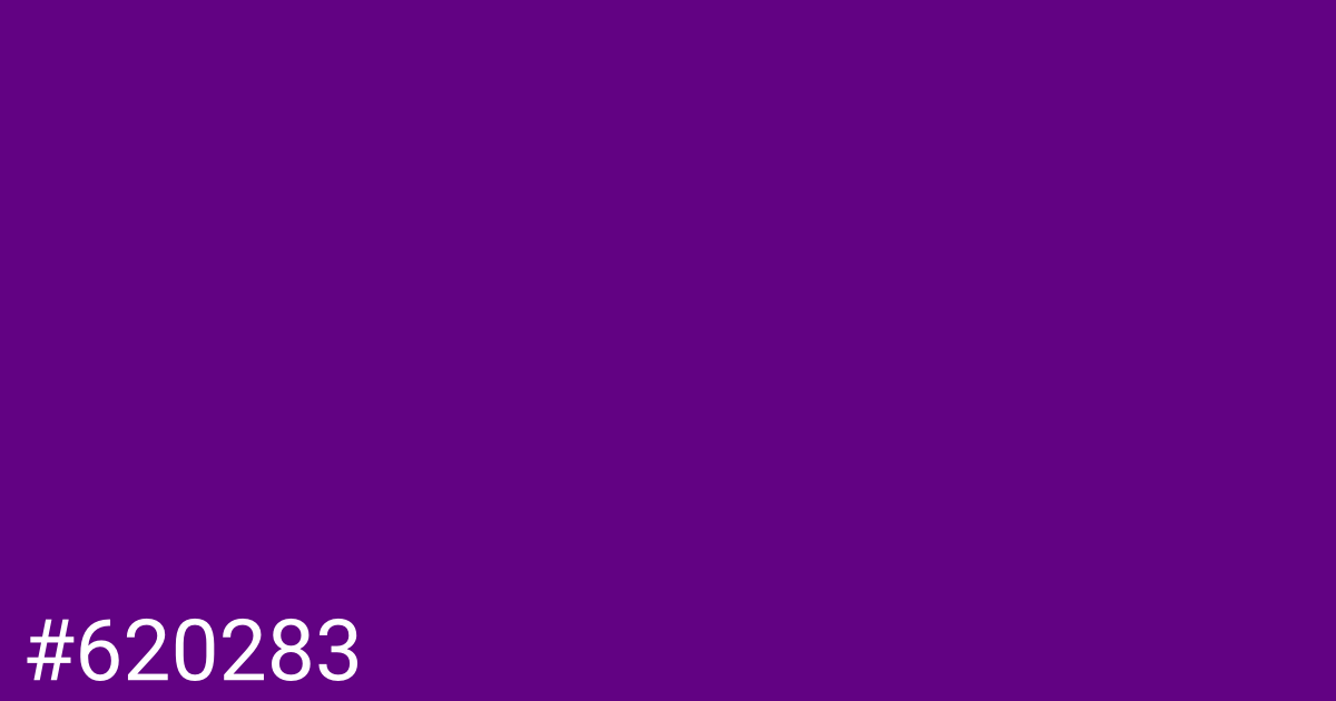 Hex color #620283 graphic