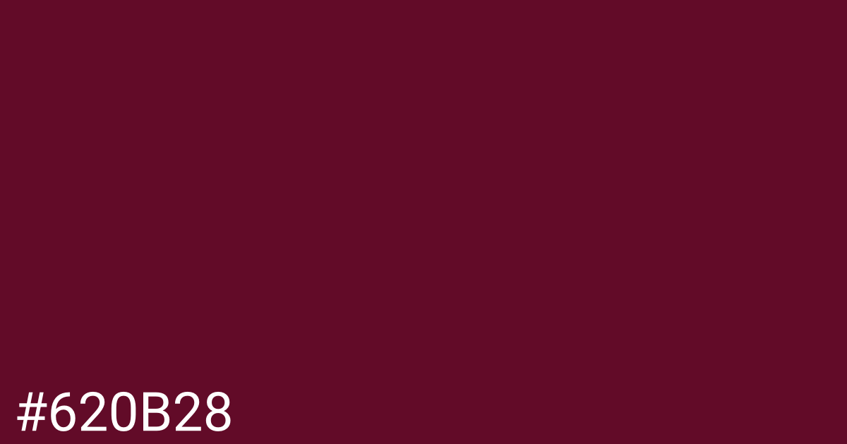 Hex color #620b28 graphic