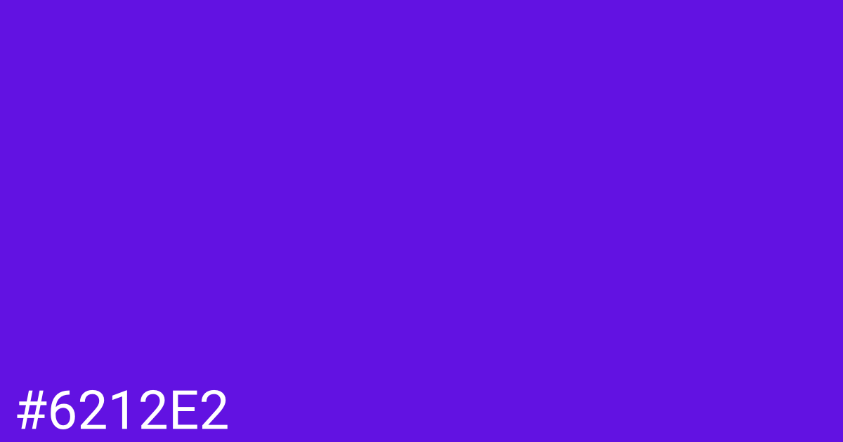 Hex color #6212e2 graphic