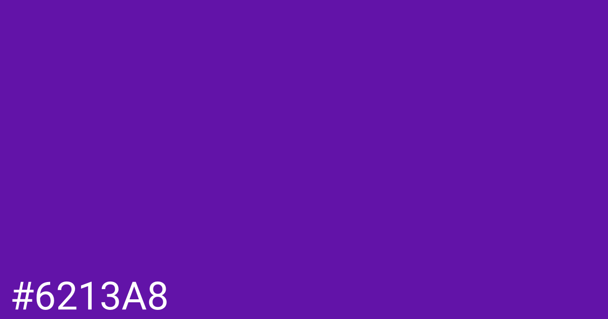 Hex color #6213a8 graphic