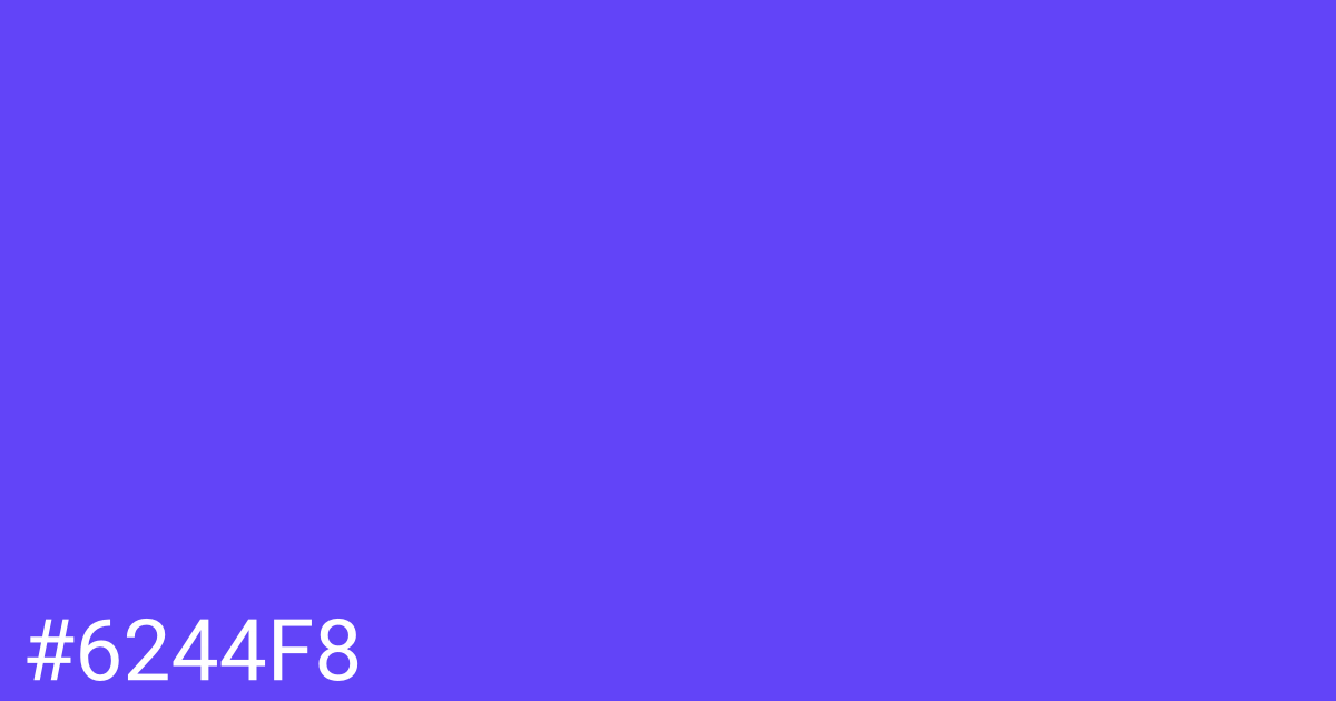 Hex color #6244f8 graphic