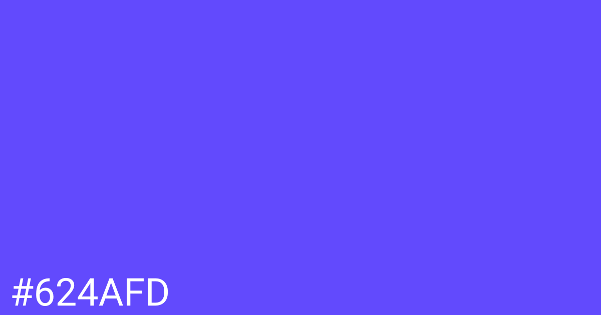 Hex color #624afd graphic
