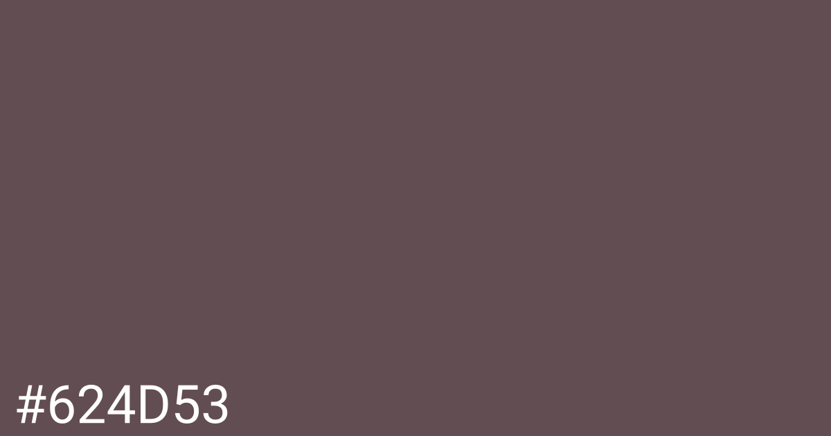 Hex color #624d53 graphic