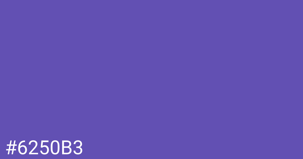 Hex color #6250b3 graphic