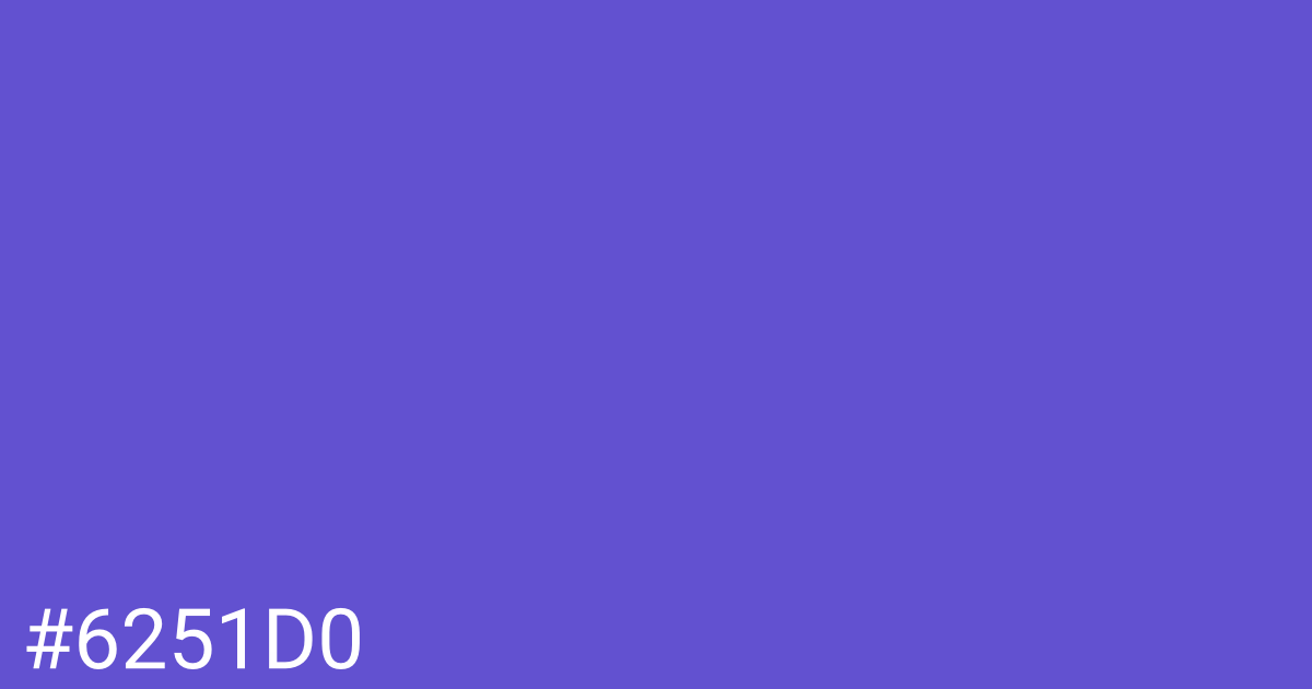 Hex color #6251d0 graphic