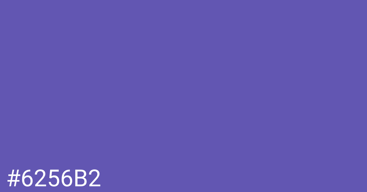 Hex color #6256b2 graphic