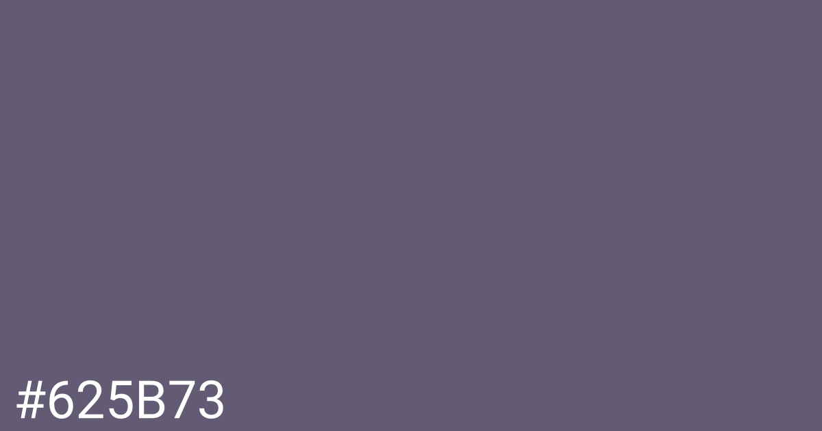 Hex color #625b73 graphic