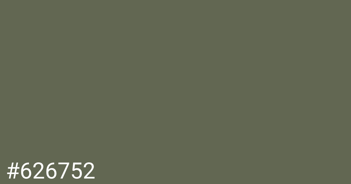 Hex color #626752 graphic