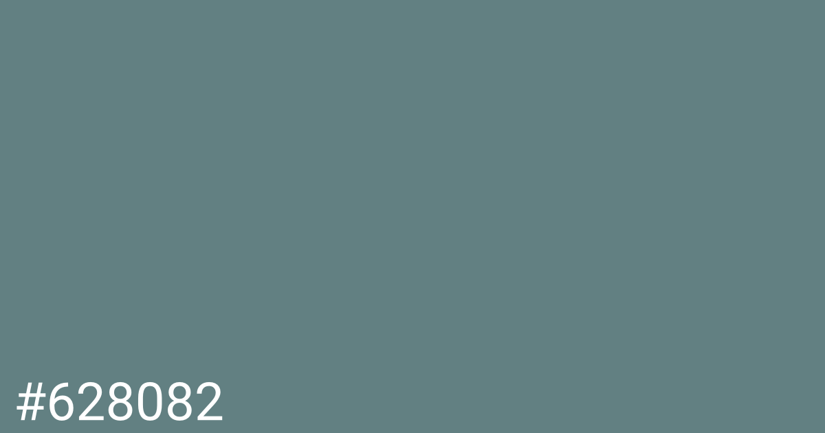 Hex color #628082 graphic