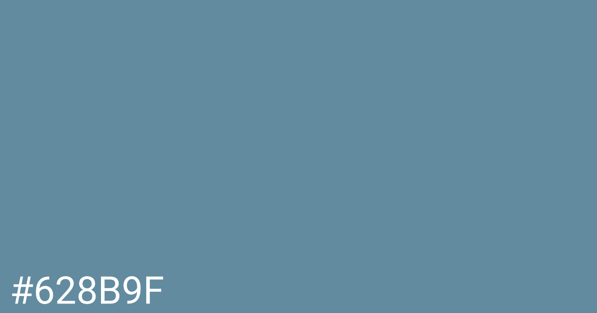 Hex color #628b9f graphic