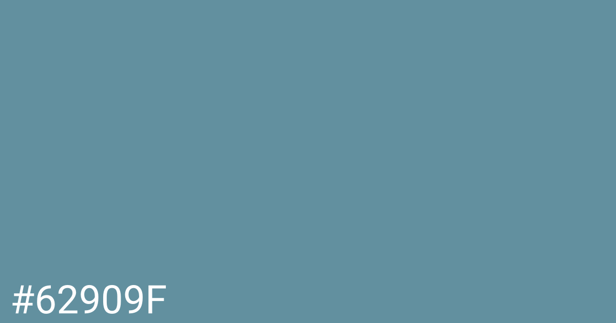 Hex color #62909f graphic