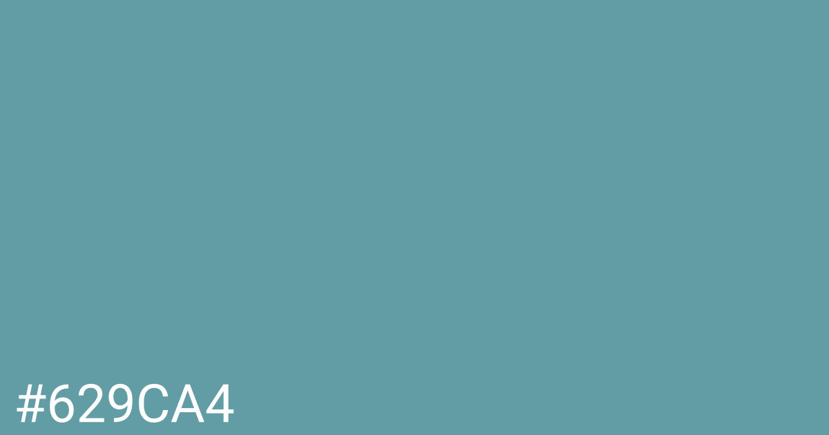 Hex color #629ca4 graphic