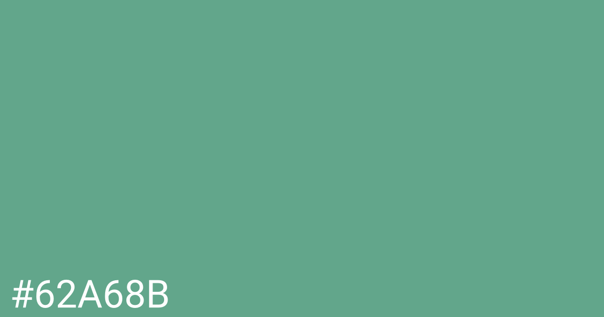 Hex color #62a68b graphic