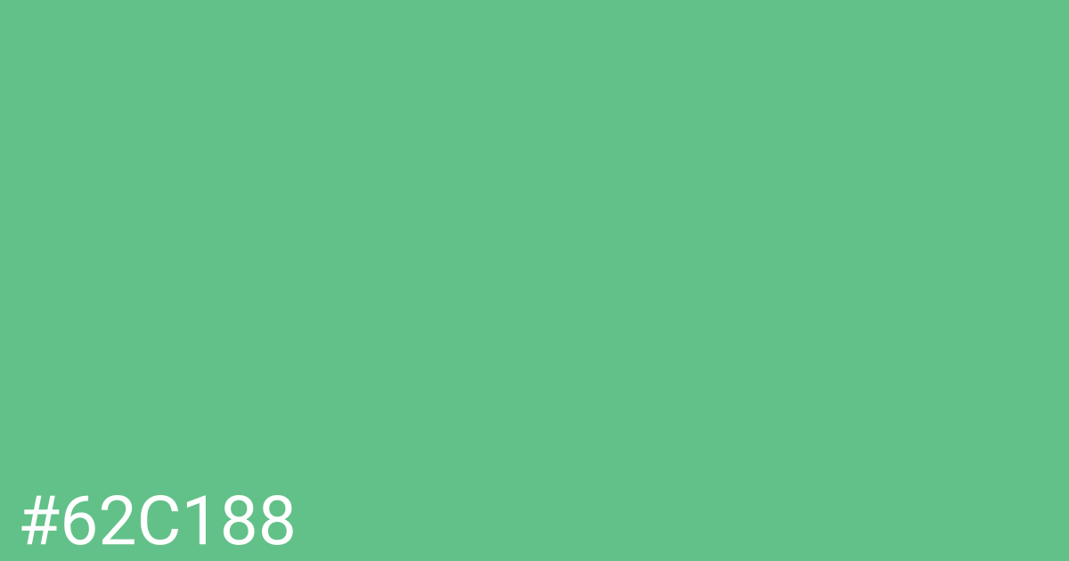 Hex color #62c188 graphic