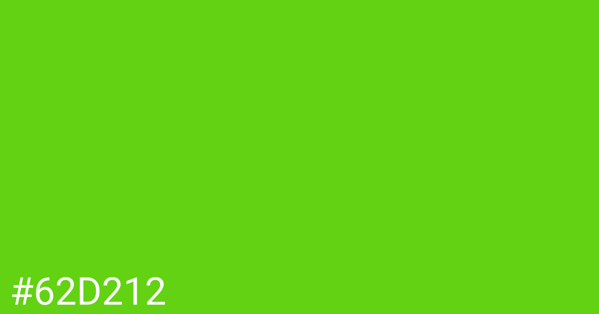 Hex color #62d212 graphic