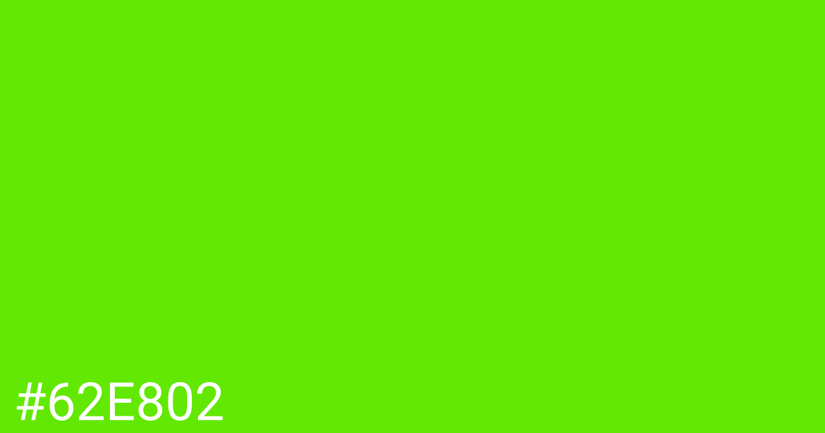 Hex color #62e802 graphic