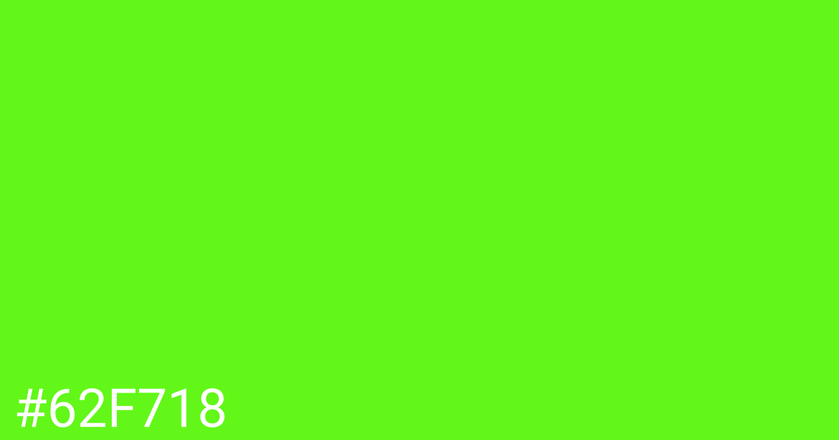 Hex color #62f718 graphic