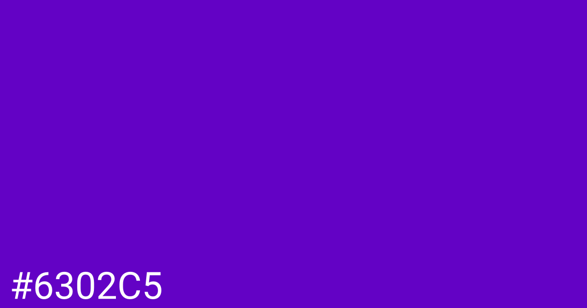 Hex color #6302c5 graphic