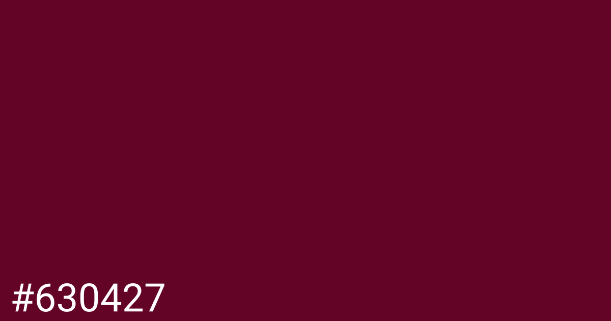 Hex color #630427 graphic