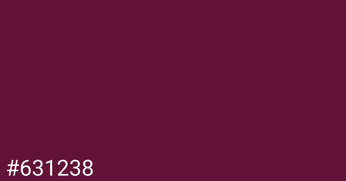 Hex color #631238 graphic