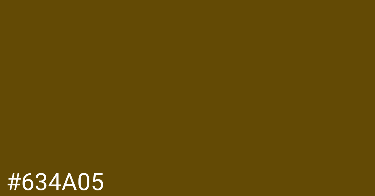 Hex color #634a05 graphic