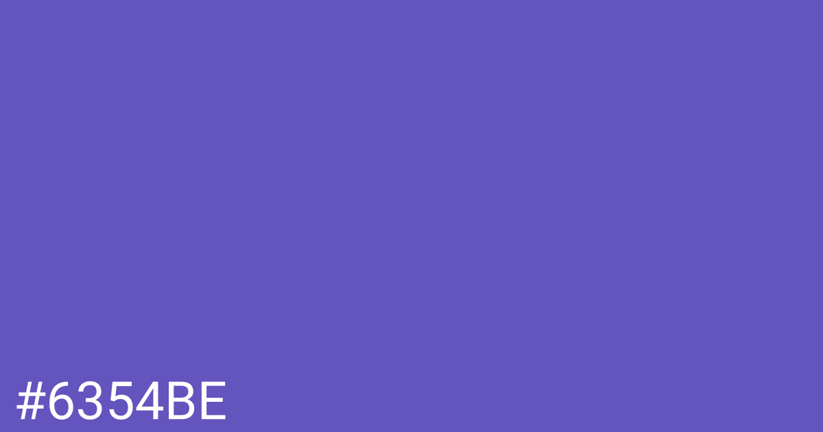 Hex color #6354be graphic