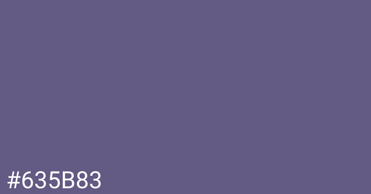 Hex color #635b83 graphic