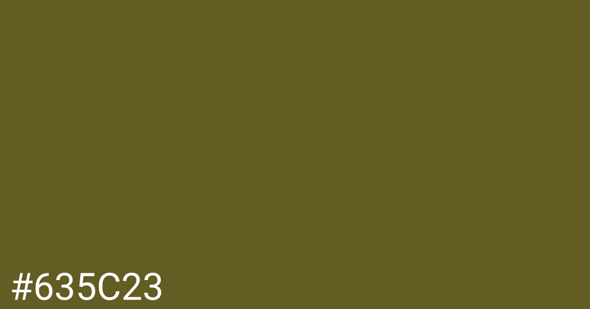 Hex color #635c23 graphic