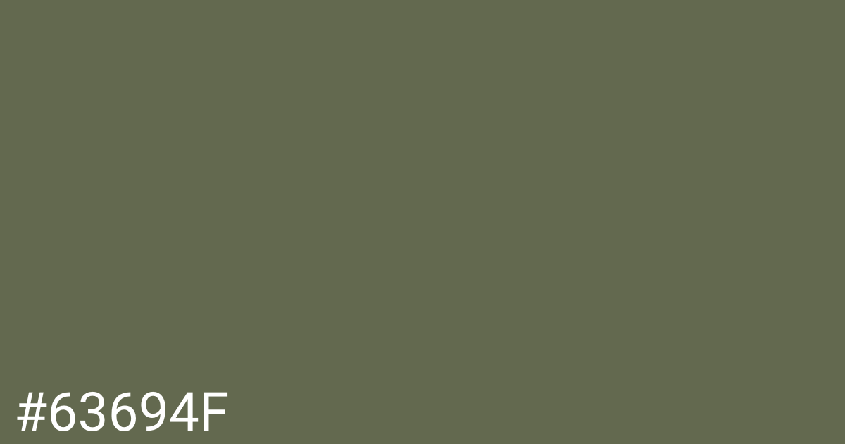 Hex color #63694f graphic