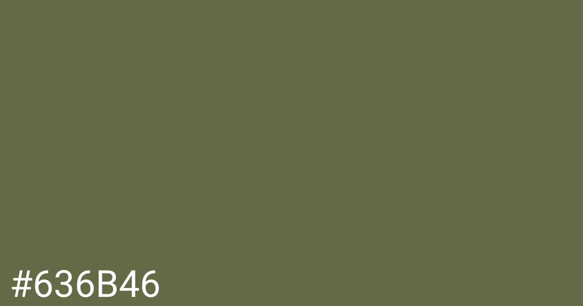 Hex color #636b46 graphic