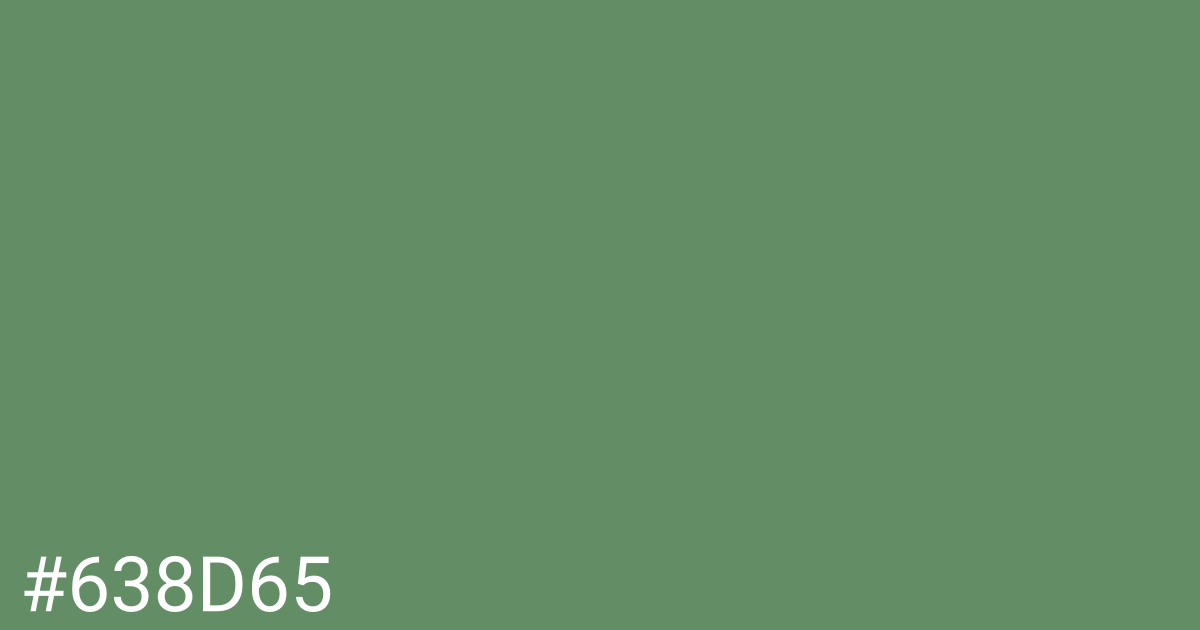 Hex color #638d65 graphic