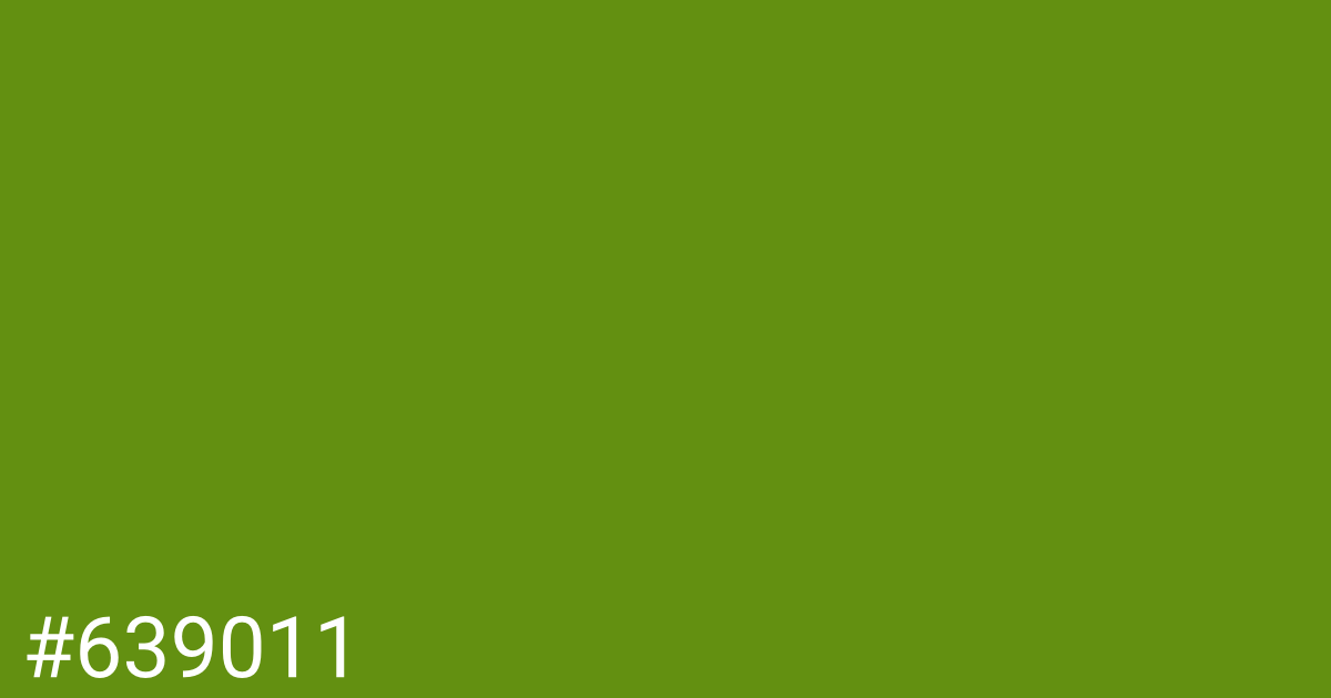 Hex color #639011 graphic