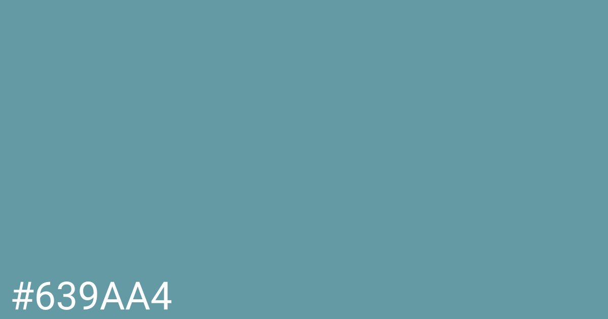 Hex color #639aa4 graphic