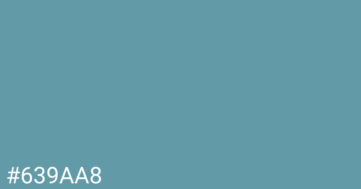 Hex color #639aa8 graphic