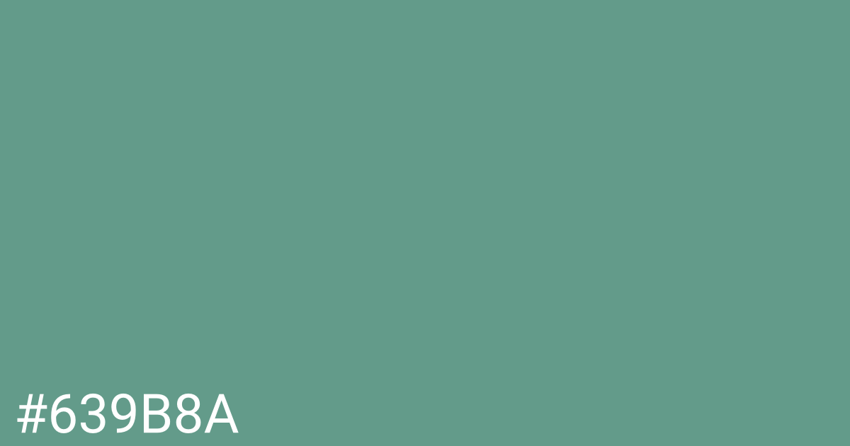 Hex color #639b8a graphic