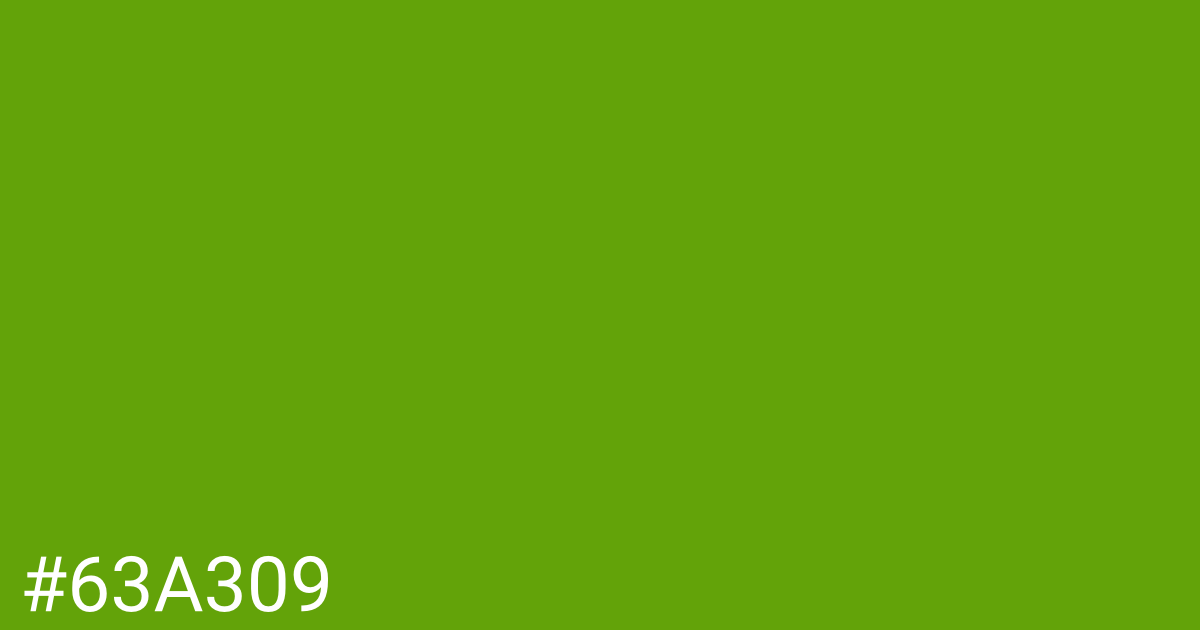 Hex color #63a309 graphic