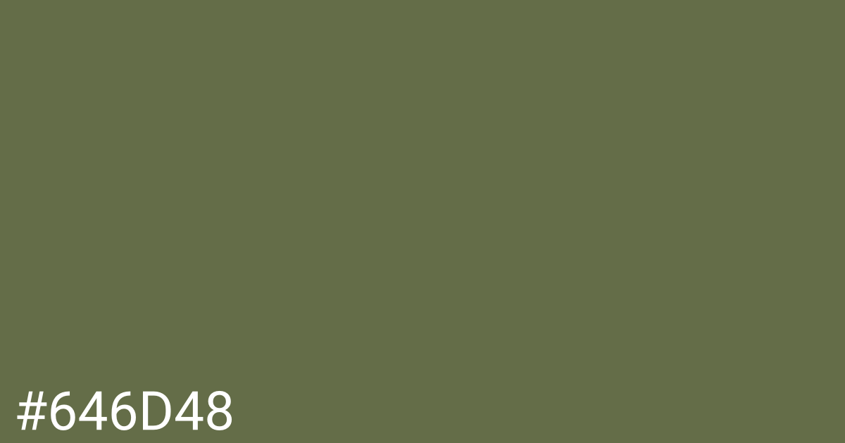 Hex color #646d48 graphic