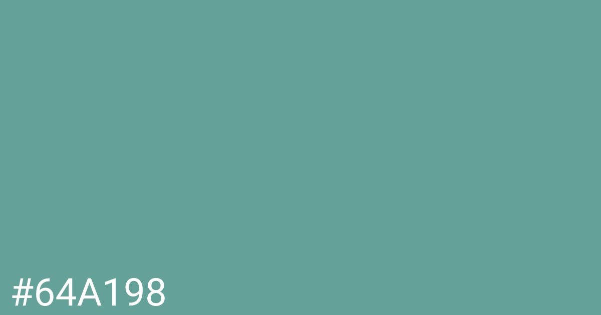 Hex color #64a198 graphic