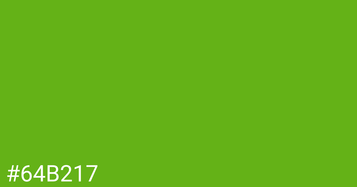 Hex color #64b217 graphic