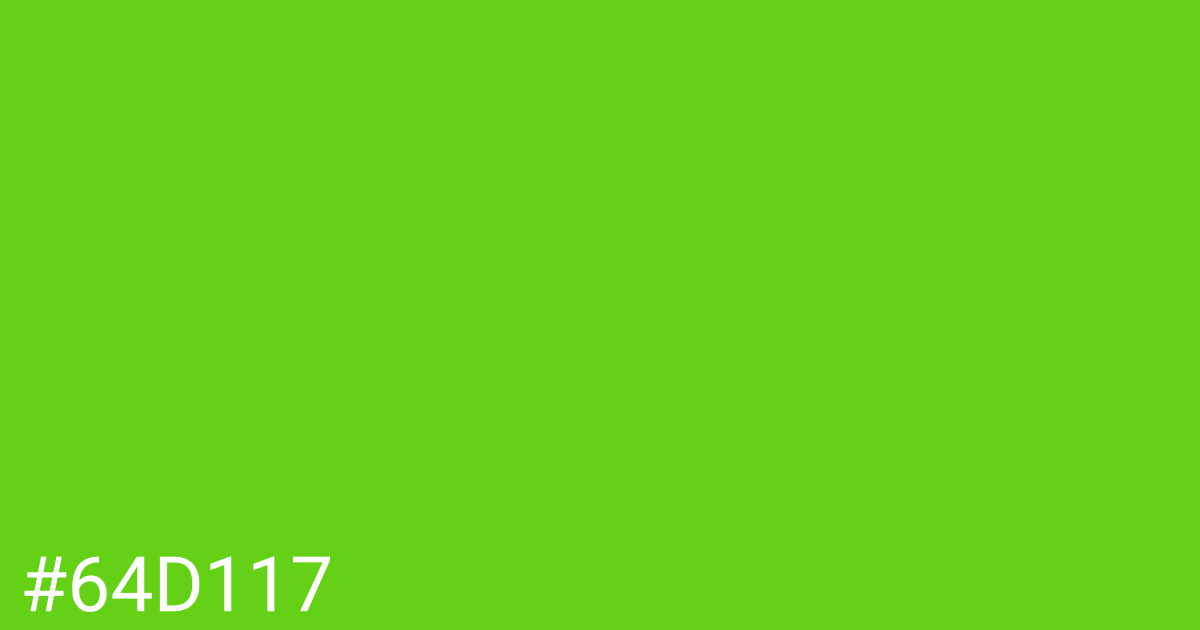Hex color #64d117 graphic