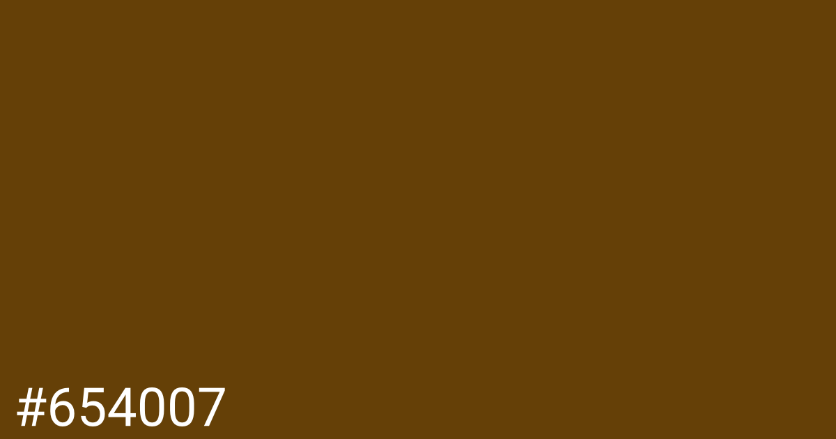 Hex color #654007 graphic