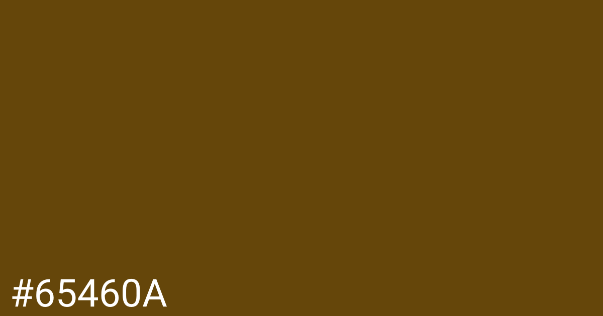 Hex color #65460a graphic