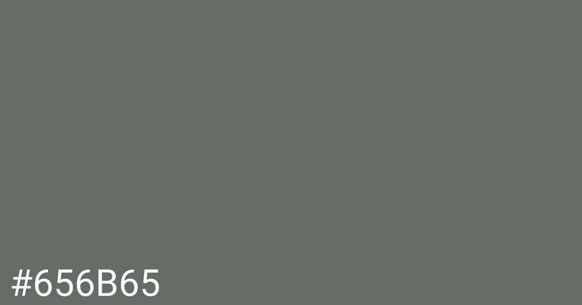 Hex color #656b65 graphic