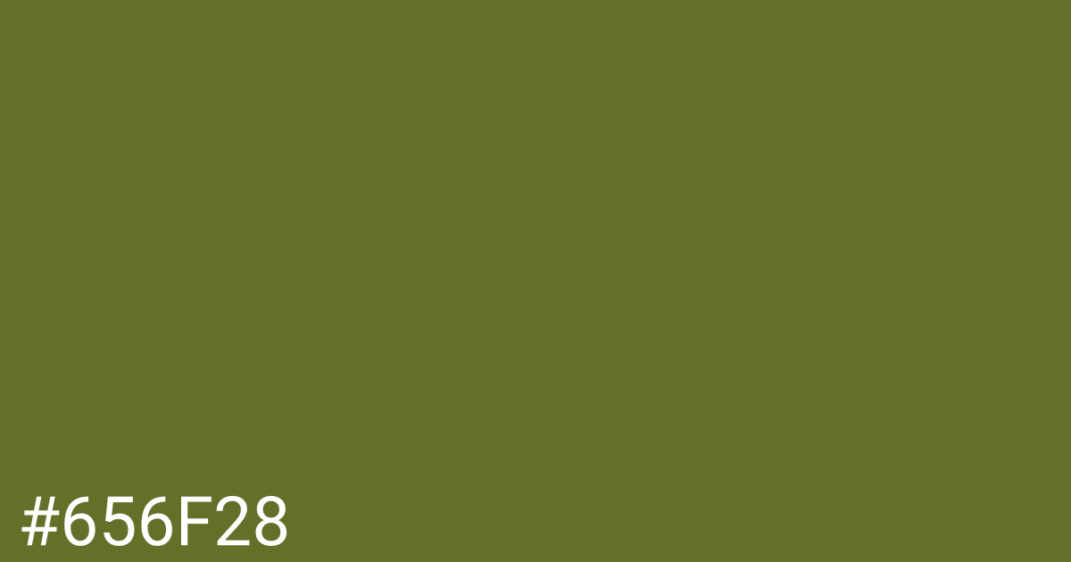 Hex color #656f28 graphic