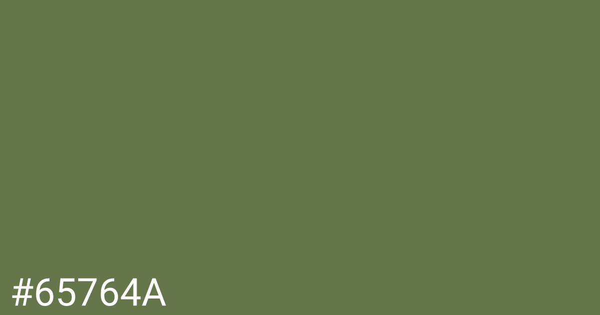 Hex color #65764a graphic