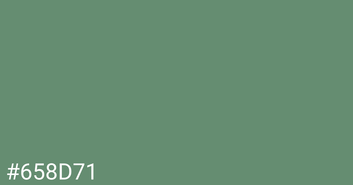 Hex color #658d71 graphic
