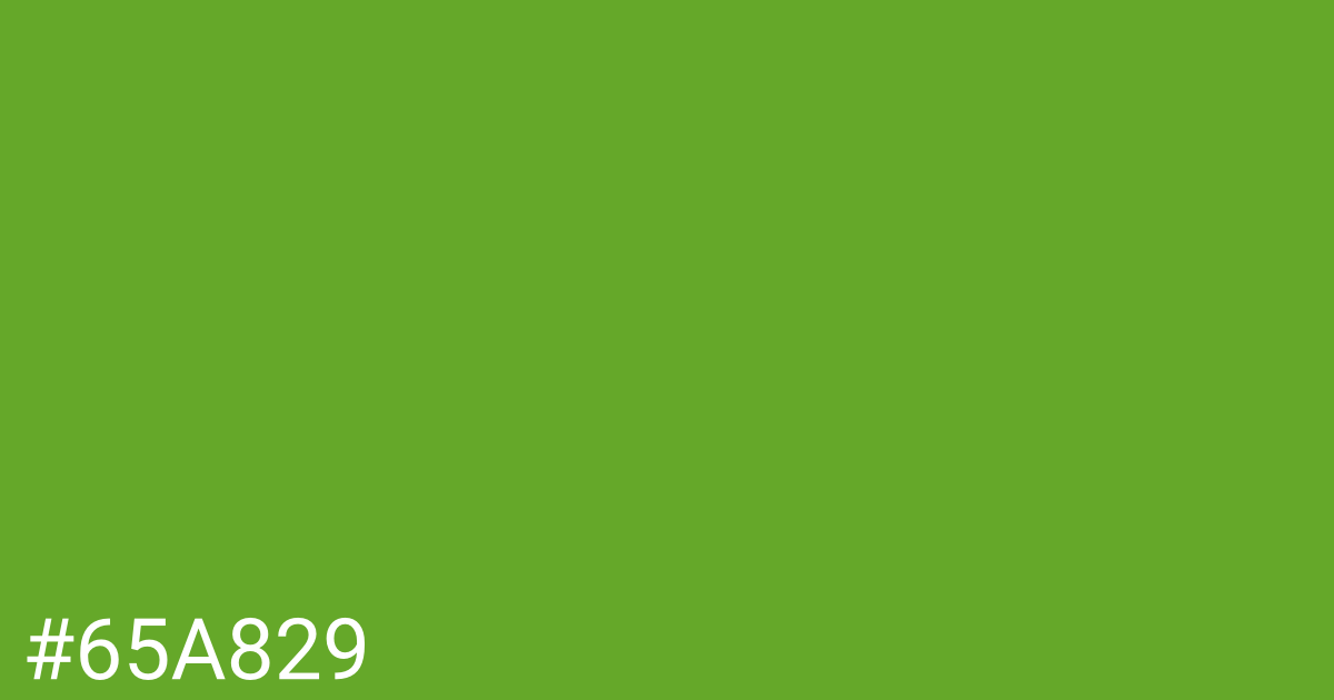Hex color #65a829 graphic
