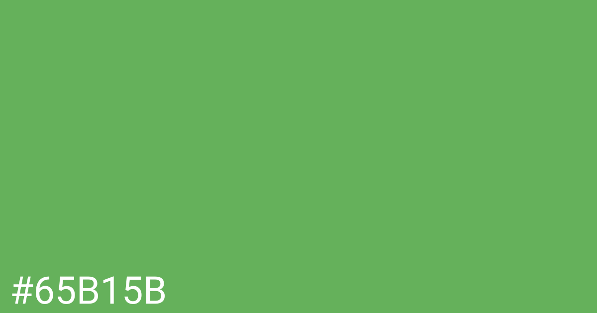 Hex color #65b15b graphic